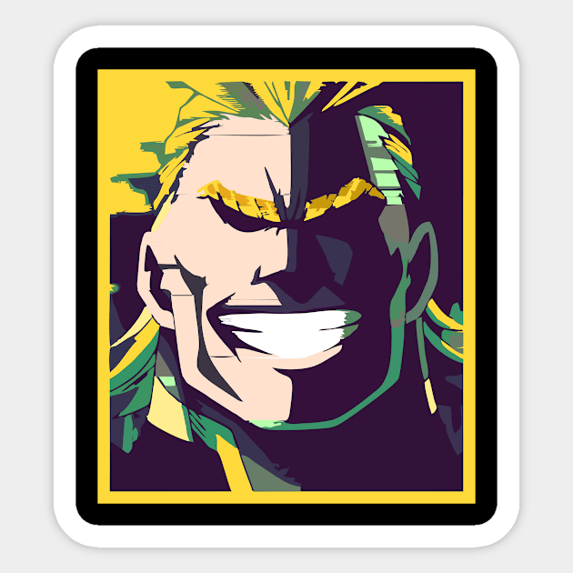 All Might Sticker by BarnawiMT